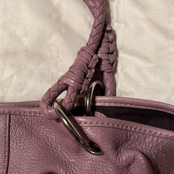 Elliott Lucca light purple:lilac leather shoulder bag - Picture 3 of 6